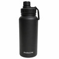 ArcticLine 32 oz Vacuum Insulated Stainless Steel Water Bottle with 2 Lids, Matte Black