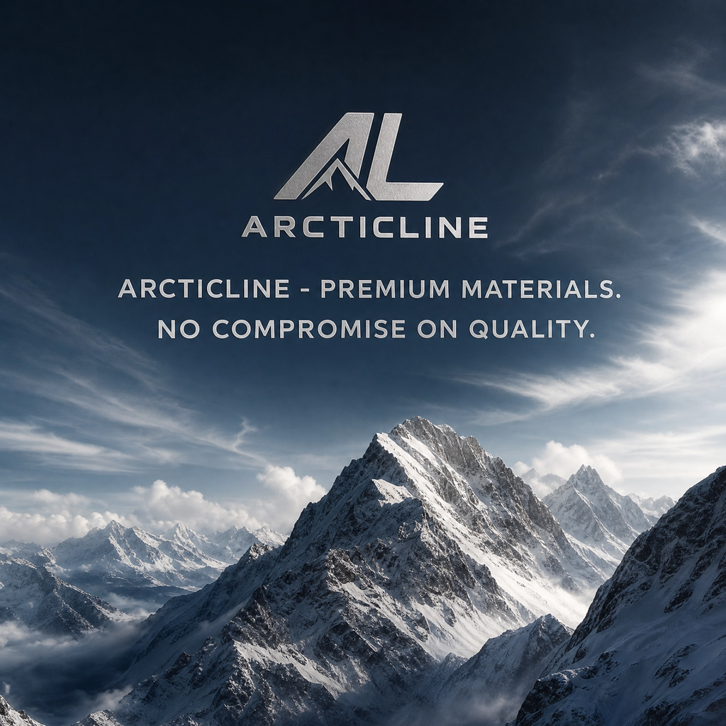 ArcticLine 1L Vacuum Insulated Stainless Steel Bottle – Matte Black