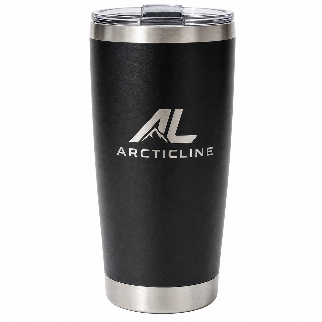 ArcticLine 20 oz Vacuum Insulated Stainless Steel Tumbler – Matte Black