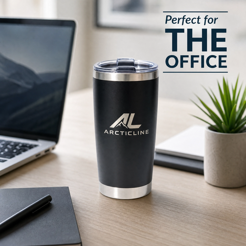 ArcticLine 20 oz Vacuum Insulated Stainless Steel Tumbler – Matte Black
