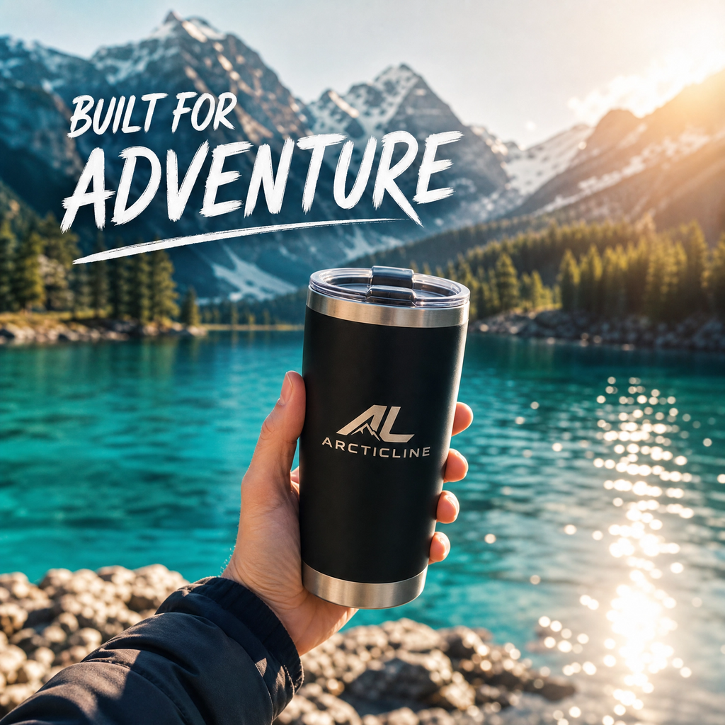 ArcticLine 20 oz Vacuum Insulated Stainless Steel Tumbler – Matte Black